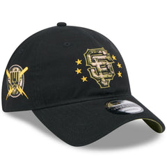 San Francisco Giants 2024 Armed Forces Day 9TWENTY Adjustable Hat - Black | New Era