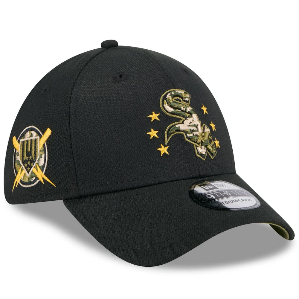 Chicago White Sox 2024 Armed Forces Day 39THIRTY Flex Hat - Black | New Era