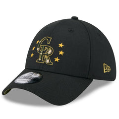 Colorado Rockies 2024 Armed Forces Day 39THIRTY Flex Hat - Black | New Era