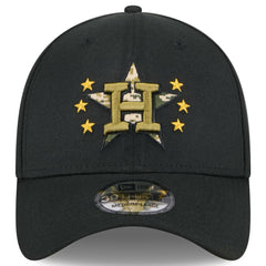 Houston Astros 2024 Armed Forces Day 39THIRTY Flex Hat - Black | New Era