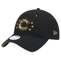 Chicago Cubs Women's 2024 Armed Forces Day 9TWENTY Adjustable Hat - Black | New Era