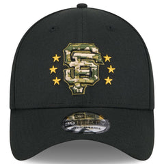 San Francisco Giants 2024 Armed Forces Day 39THIRTY Flex Hat - Black | New Era