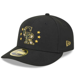 Colorado Rockies 2024 Armed Forces Day Low Profile 59FIFTY Fitted Hat - Black | New Era