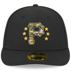 Pittsburgh Pirates 2024 Armed Forces Day Low Profile 59FIFTY Fitted Hat - Black | New Era