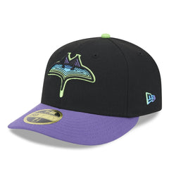 Tampa Bay Rays 2024 City Connect Low Profile 59FIFTY Fitted Hat - Black | New Era