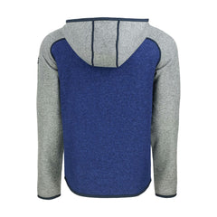 New York Mets Cutter & Buck Mainsail Full-Zip Hooded Jacket - Royal/Heather Gray