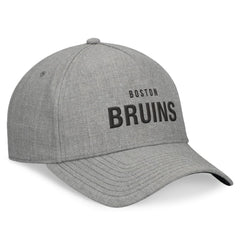 Boston Bruins Fanatics Elements A-Frame Leather Strapback Hat
