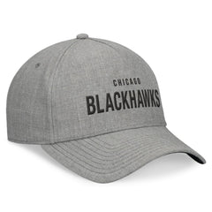 Chicago Blackhawks Fanatics Elements A-Frame Leather Strapback Hat