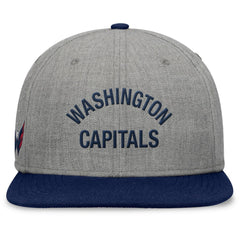 Washington Capitals Fanatics Elements Flat Brim Leather Strapback Hat