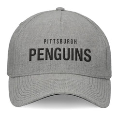 Pittsburgh Penguins Fanatics Elements A-Frame Leather Strapback Hat