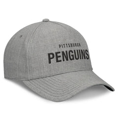 Pittsburgh Penguins Fanatics Elements A-Frame Leather Strapback Hat