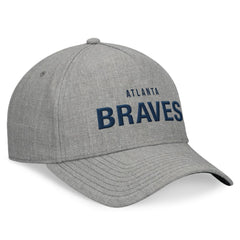 Atlanta Braves Elements A-Frame Structured Adjustable Hat - Heather Gray
