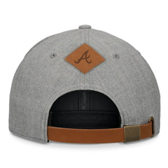 Atlanta Braves Elements A-Frame Structured Adjustable Hat - Heather Gray