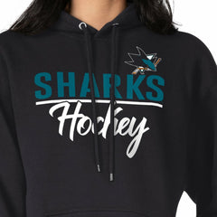 San Jose Sharks G-III 4Her by Carl Banks Women's Team Sport Tri-Blend Fleece Hoodie
