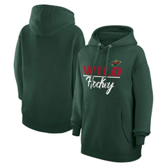 Minnesota Wild G-III 4Her by Carl Banks Women's Team Sport Tri-Blend Fleece Hoodie