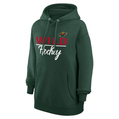 Minnesota Wild G-III 4Her by Carl Banks Women's Team Sport Tri-Blend Fleece Hoodie