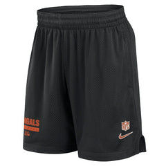 NFL Cincinnati Bengals 2024 Sideline Performance Mesh Shorts