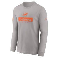 NFL Miami Dolphins Sideline Dri-FIT Long Sleeve T-Shirt