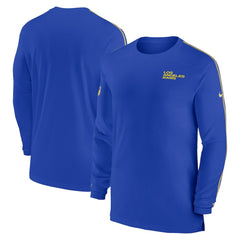 NFL Los Angeles Rams Sideline Coach UV Performance Long Sleeve T-Shirt