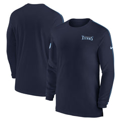 NFL Tennessee Titans Sideline Coach UV Performance Long Sleeve T-Shirt