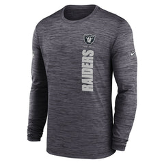 NFL Las Vegas Raiders Sideline Velocity Dri-FIT Long Sleeve T-Shirt