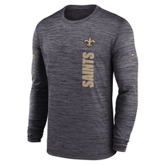 NFL New Orleans Saints Sideline Velocity Dri-FIT Long Sleeve T-Shirt