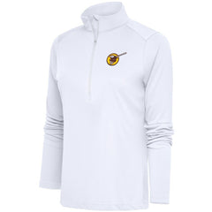 San Diego Padres Antigua Women's Cooperstown Tribute Half-Zip Pullover Top - White