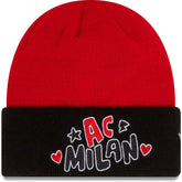 AC Milan New Era Youth Wordmark Cuffed Knit Hat / Soccer Hot sale