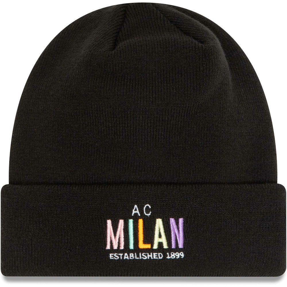 AC Milan New Era Wordmark Cuffed Knit Hat / Soccer Outlet