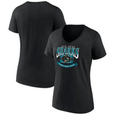 San Jose Sharks Women's Slapshot V-Neck T-Shirt