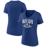 Toronto Maple Leafs Women's Slapshot V-Neck T-Shirt