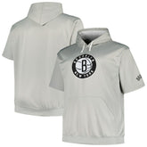 Brooklyn Nets Big & Tall Logo Pullover Hoodie - Silver | Fanatics sale