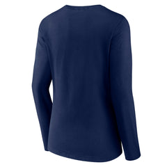 Houston Astros Women's Official Logo V-Neck Long Sleeve T-Shirt - Navy