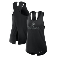 NFL Las Vegas Raiders Women's Open-Back Crisscross Dri-FIT Tank Top