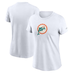 NFL Miami Dolphins Women's Throwback Primary Logo T-Shirt