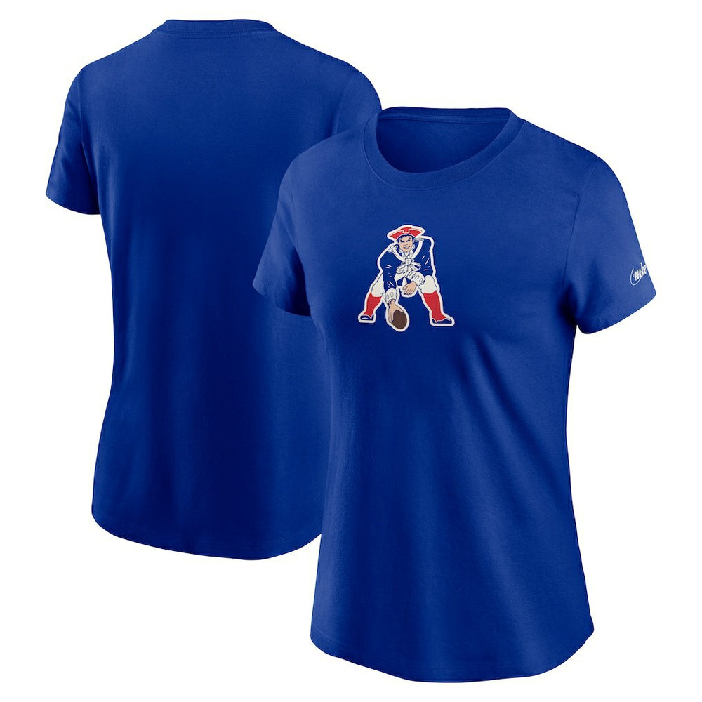 NFL New England Patriots Women's Throwback Primary Logo T-Shirt