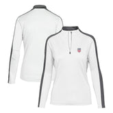 USMNT Levelwear Women's Quarter-Zip Pullover Top / Soccer Discount