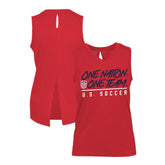 USMNT Levelwear Women's Paisley Chase V-Neck Tank Top / Soccer Sale