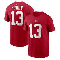NFL San Francisco 49ers Brock Purdy Youth Player Name & Number T-Shirt