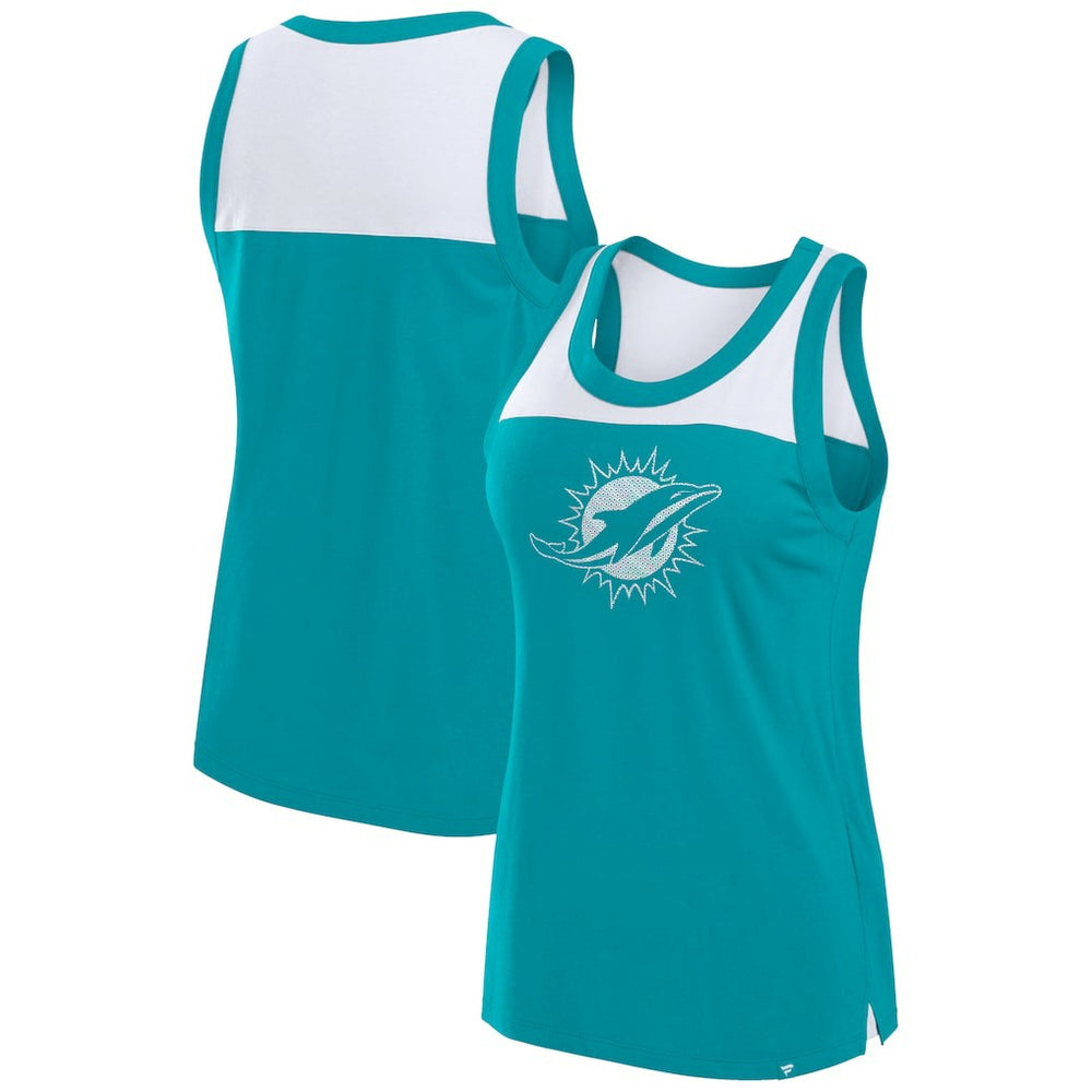 NFL Miami Dolphins Women's Sequin Tank Top