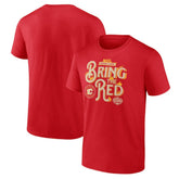 Calgary Flames Fanatics 2023 NHL Heritage Classic Local T-Shirt – Red