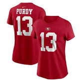 NFL San Francisco 49ers Brock Purdy Women's Player Name & Number T-Shirt