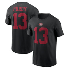 NFL San Francisco 49ers Brock Purdy Player Name & Number T-Shirt