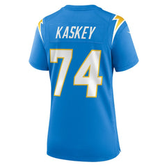 NFL Los Angeles Chargers Matt Kaskey Women's Team Game Jersey