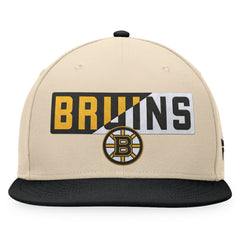 Boston Bruins Fanatics Goalaso Snapback Hat