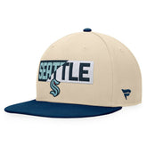 Seattle Kraken Fanatics Goalaso Snapback Hat