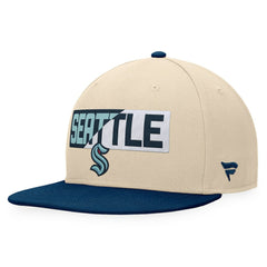 Seattle Kraken Fanatics Goalaso Snapback Hat