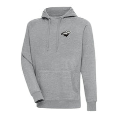 Minnesota Wild Antigua Metallic Logo Victory Pullover Hoodie