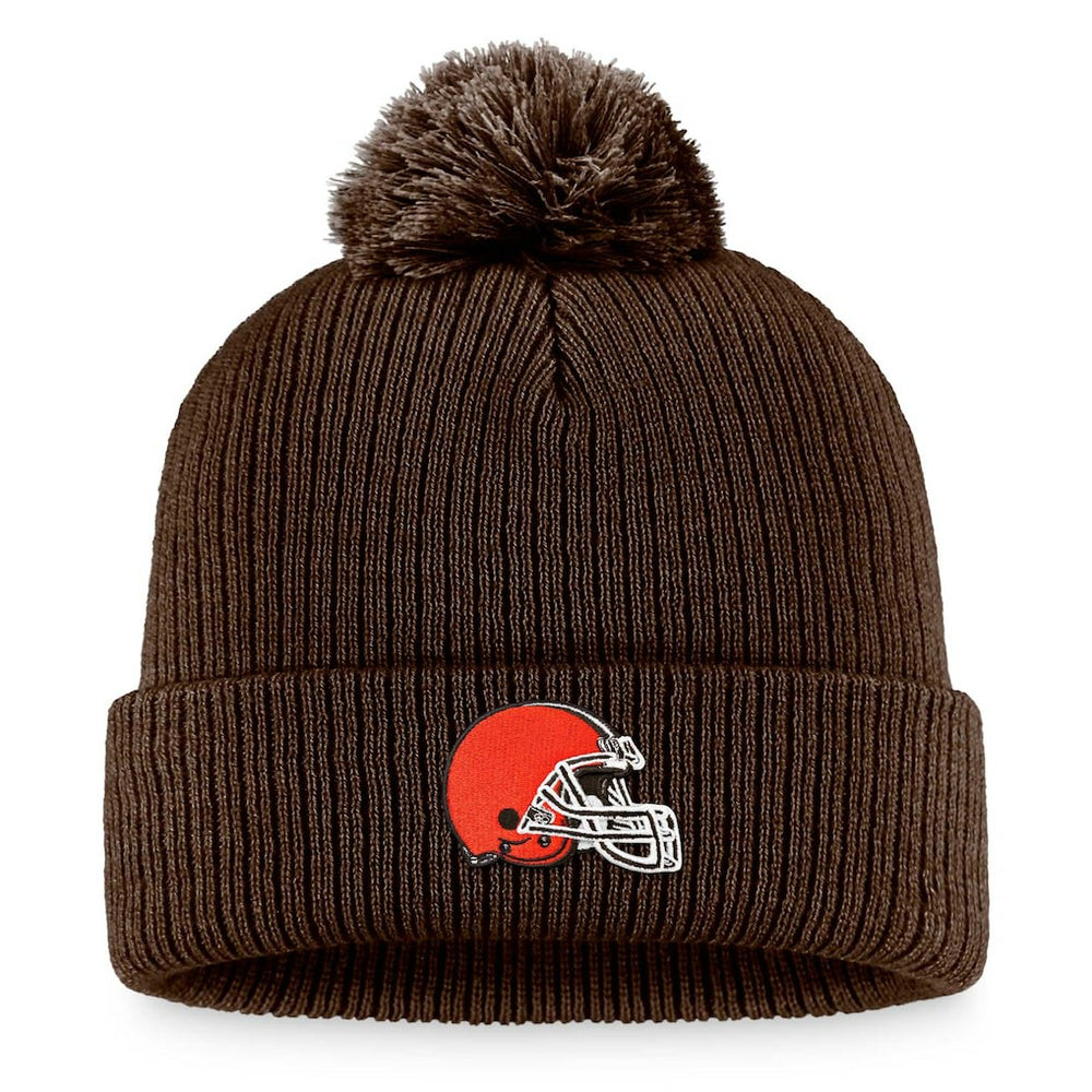 NFL Cleveland Browns Women's Cuffed Knit Hat with Pom