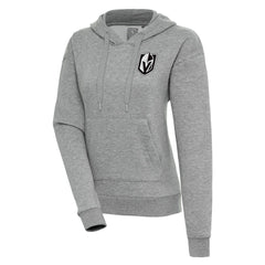 Vegas Golden Knights Antigua Women's Metallic Logo Victory Pullover Hoodie